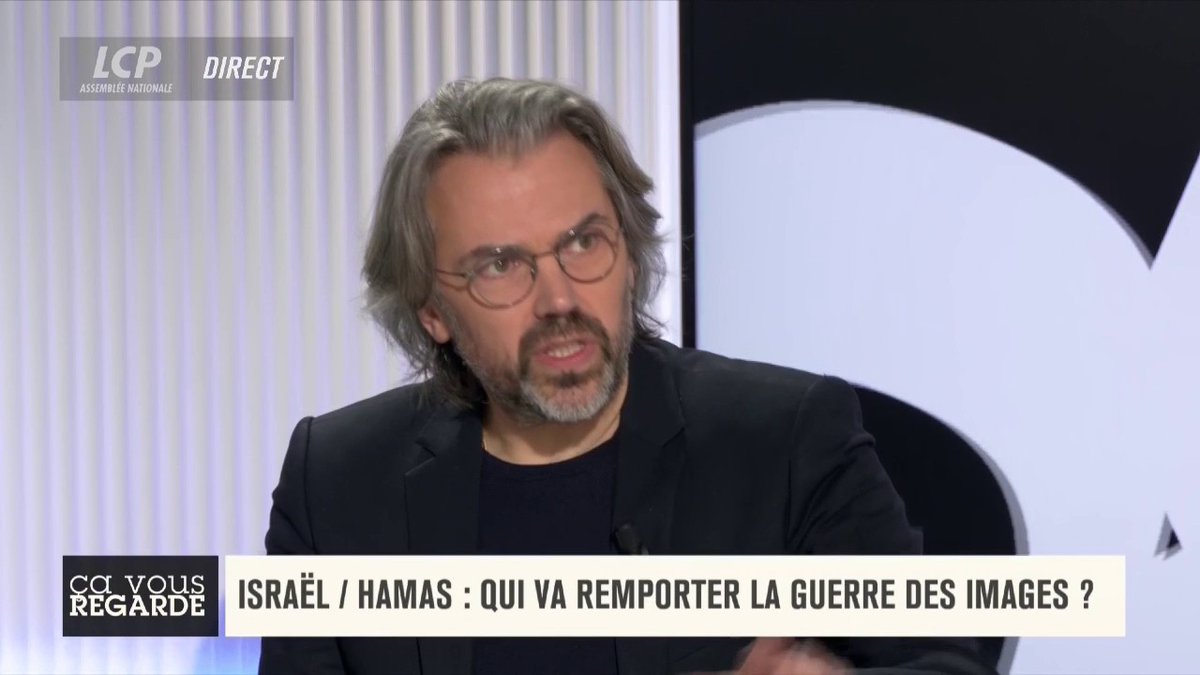 Projection à l'Assemblée nationale d'un film sur les massacres du Hamas : "Il faut quand même aussi avoir conscience que c'est un film qui est réalisé par l'armée israélienne et qu'il y a un but" relate Aymeric Caron qui demande un film "sur ce qu'il se passe à Gaza" #CVR