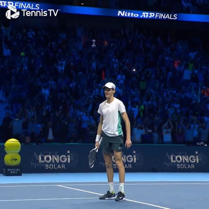 WHAT A MOMENT. Every angle as Jannik Sinner send Italy WILD by defeating Djokovic 😮
