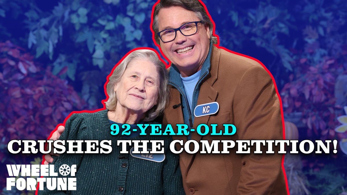 What happens when a son asks his 92-year-old mother to team up on Wheel of Fortune? MAGIC.