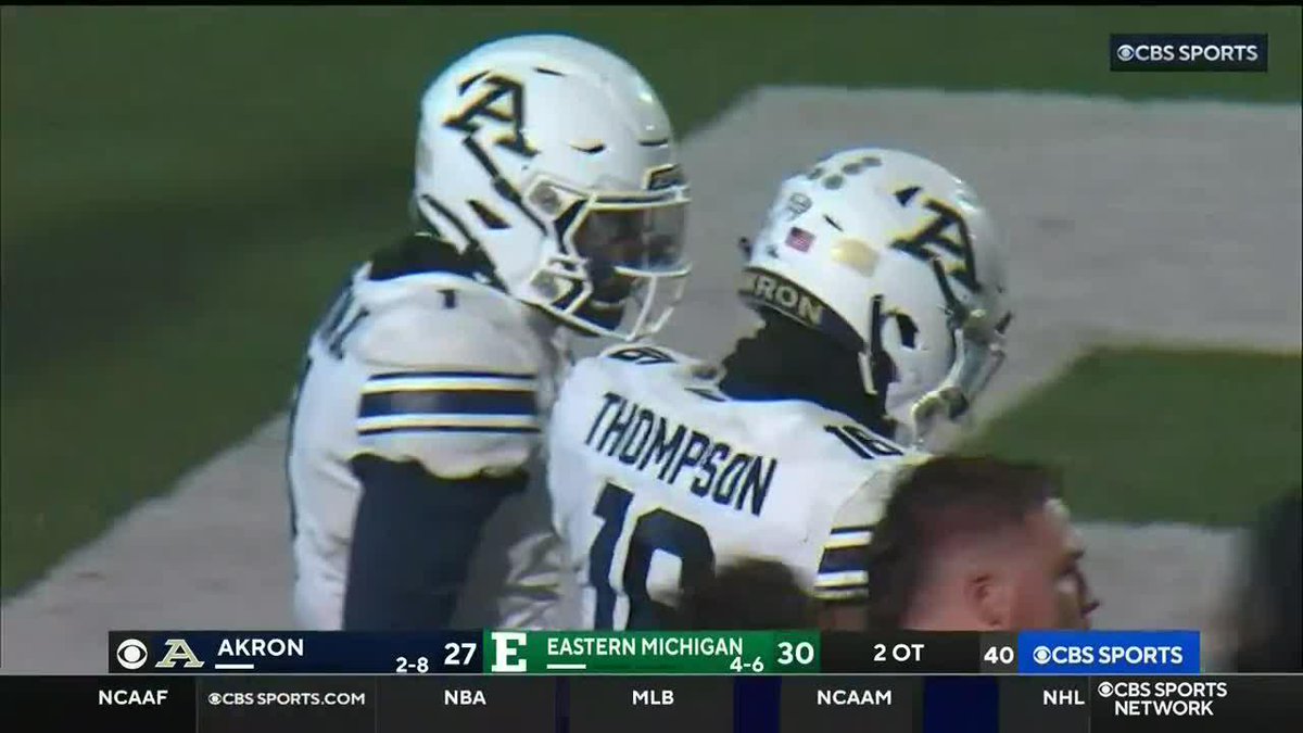 .Eastern Michigan Football WINS IT IN DOUBLE OVERTIME!