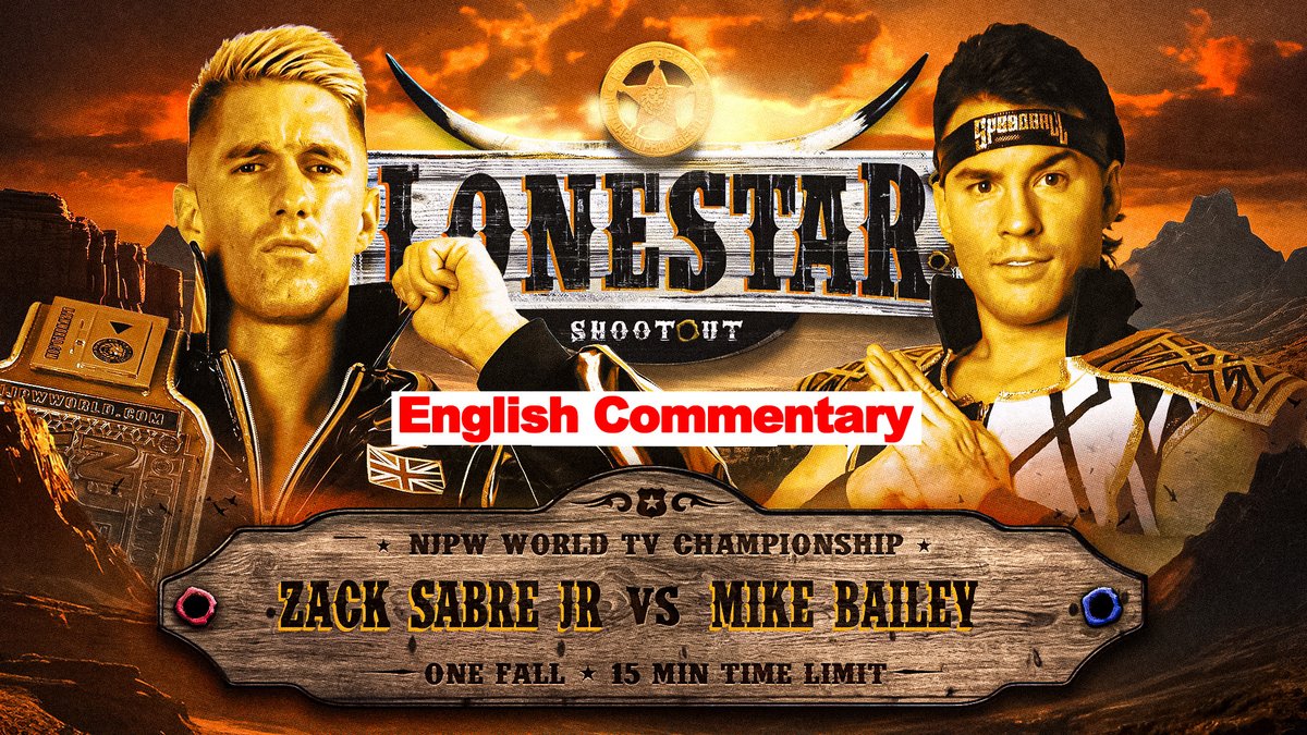New Japan have uploaded the FULL Zack Sabre Jr. vs Mike Bailey TV title match from this past week's Lonestar Shootout show. Enjoy. One of ZSJ's best defenses in his reign.