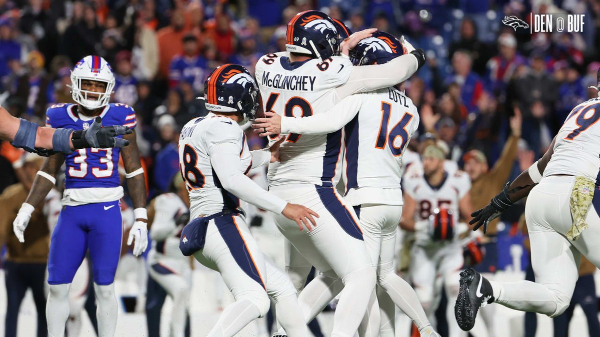Wanted it, needed it, got it. 😤 Sights &amp; Sounds from #DENvsBUF:
