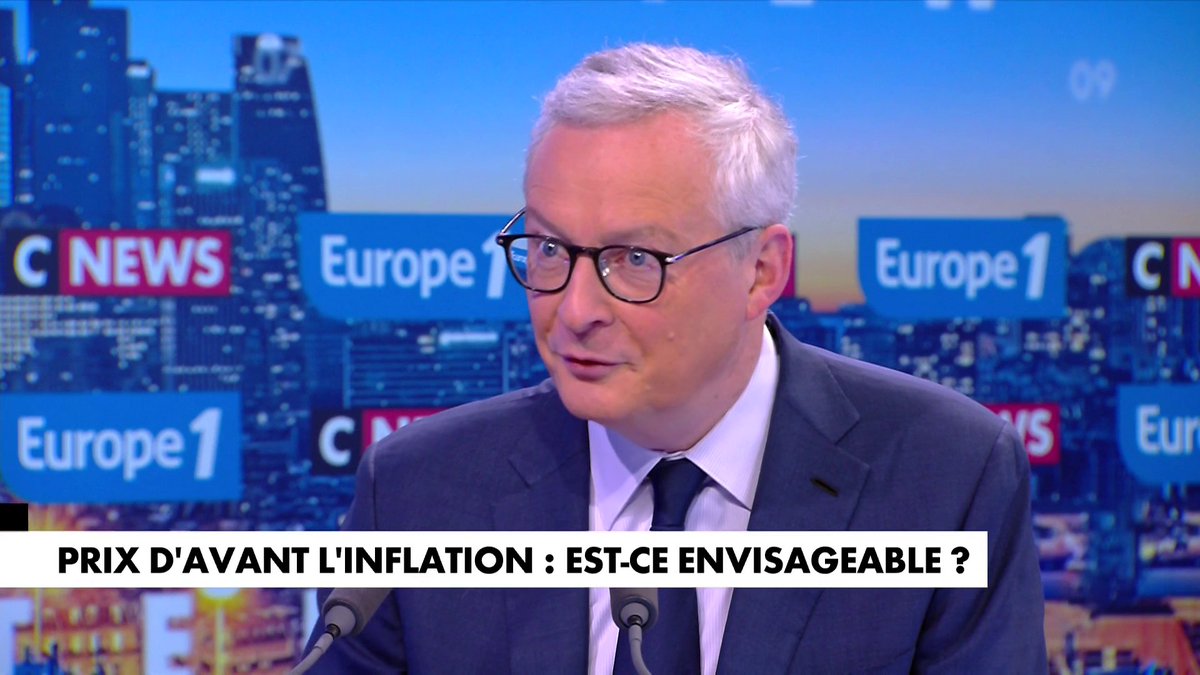 Bruno Le Maire : «Il n'y aura pas d'augmentation de plus de 10% des tarifs de l'électricité début 2024» #LaGrandeInterview