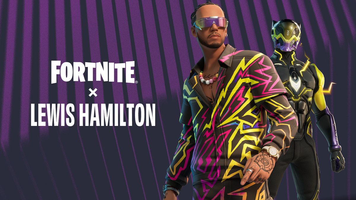 There are no limits. Transcend expectations. Break boundaries. The heroic Lewis Hamilton is joining the Fortnite Icon Series ⚡