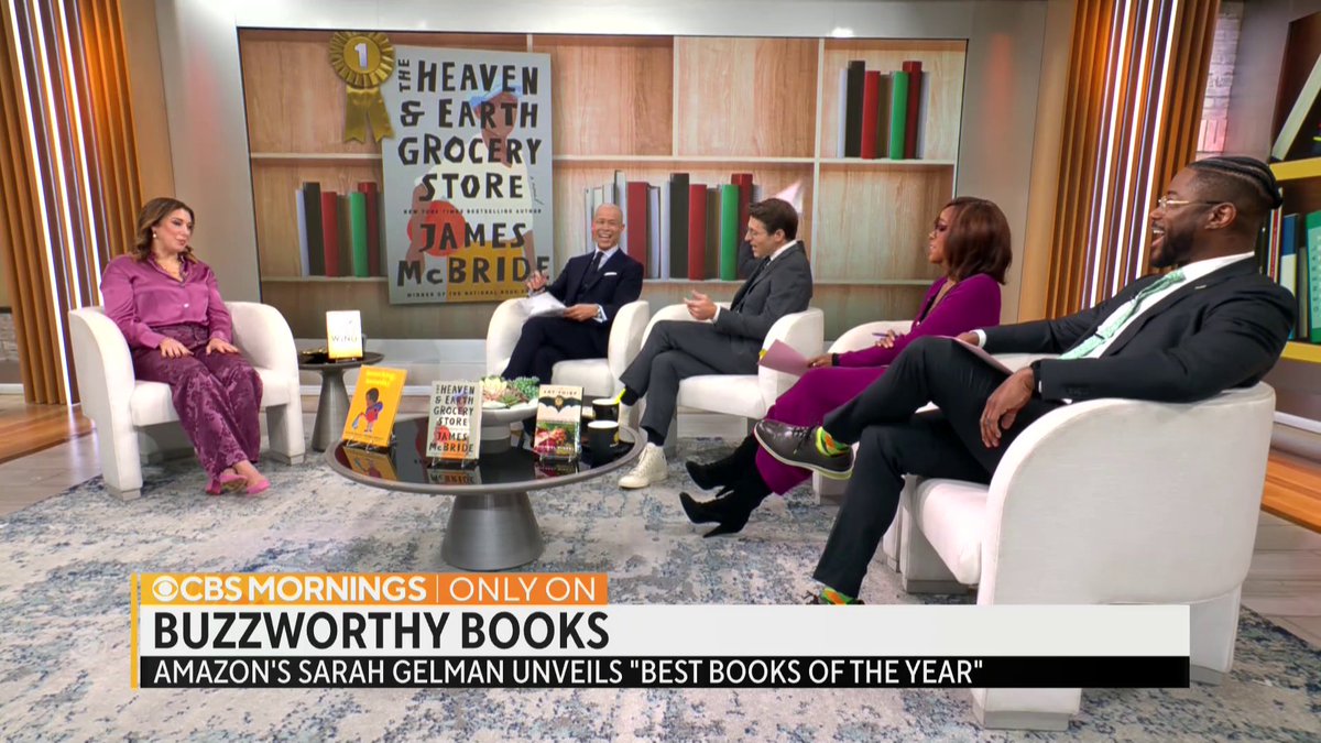 ONLY ON CBS MORNINGS: From a “romantasy” TikTok favorite to a novel beloved by our anchors, Amazon Books’ editorial director Sarah Gelman reveals the top five on Amazon’s Best Books of the Year list.