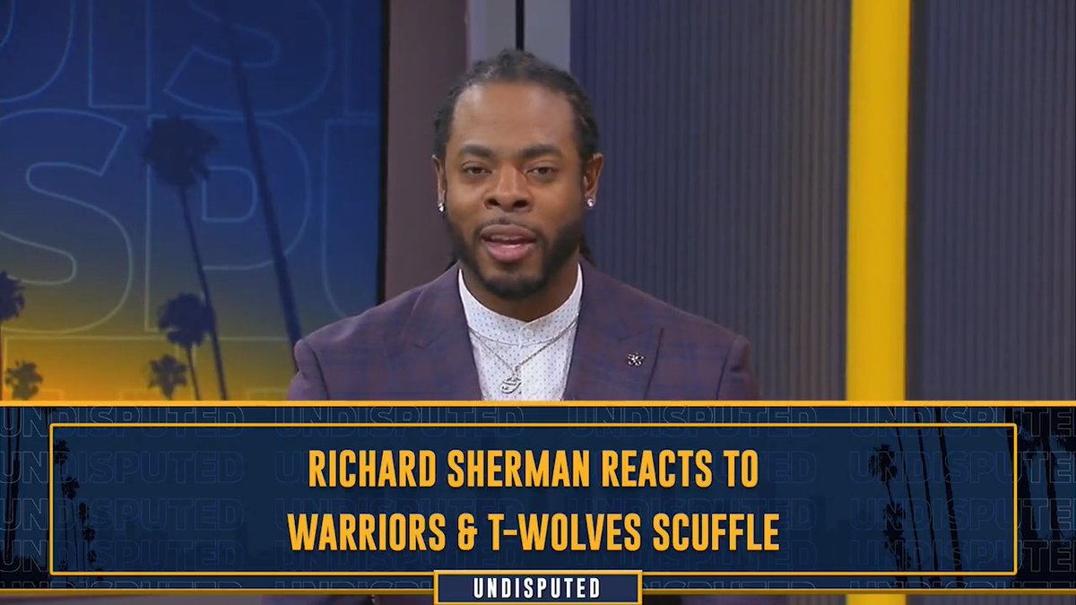 “Draymond was not in the wrong, you got to do what you got to do.” Richard Sherman reacts to the scuffle between the Warriors and T-Wolves