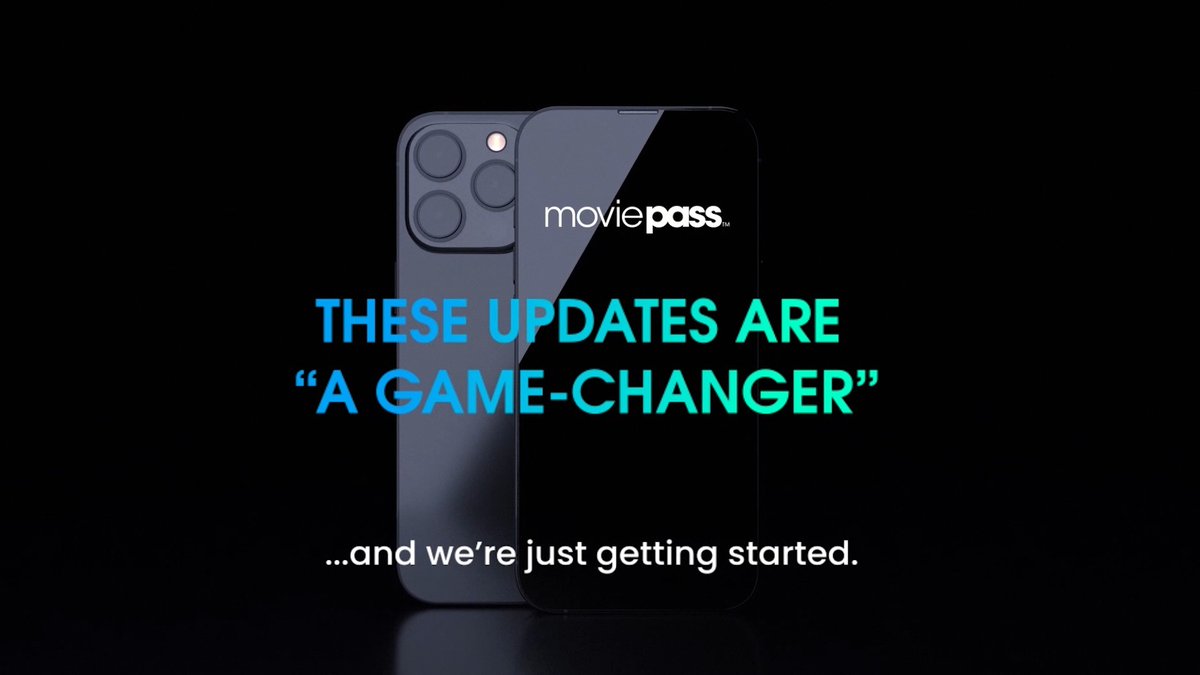 These updates are a game-changer! Update 1: Buy Your Tickets From Home 🏠 Update 2: Our Iconic Card Goes Virtual 💳 Update 3: Never run out of credits ↻ Arriving December 2023 ⬇️ ⬇️ ⬇️ Update 4: Premium Format 🎥 Update 5: Give the gift of MoviePass 🎁 #MoviePass