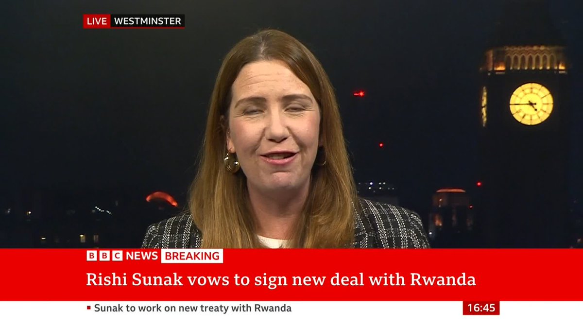“I will not allow a foreign court to block these flights” UK PM Rishi Sunak vows emergency legislation to declare Rwanda a safe place for asylum seekers sent there from UK