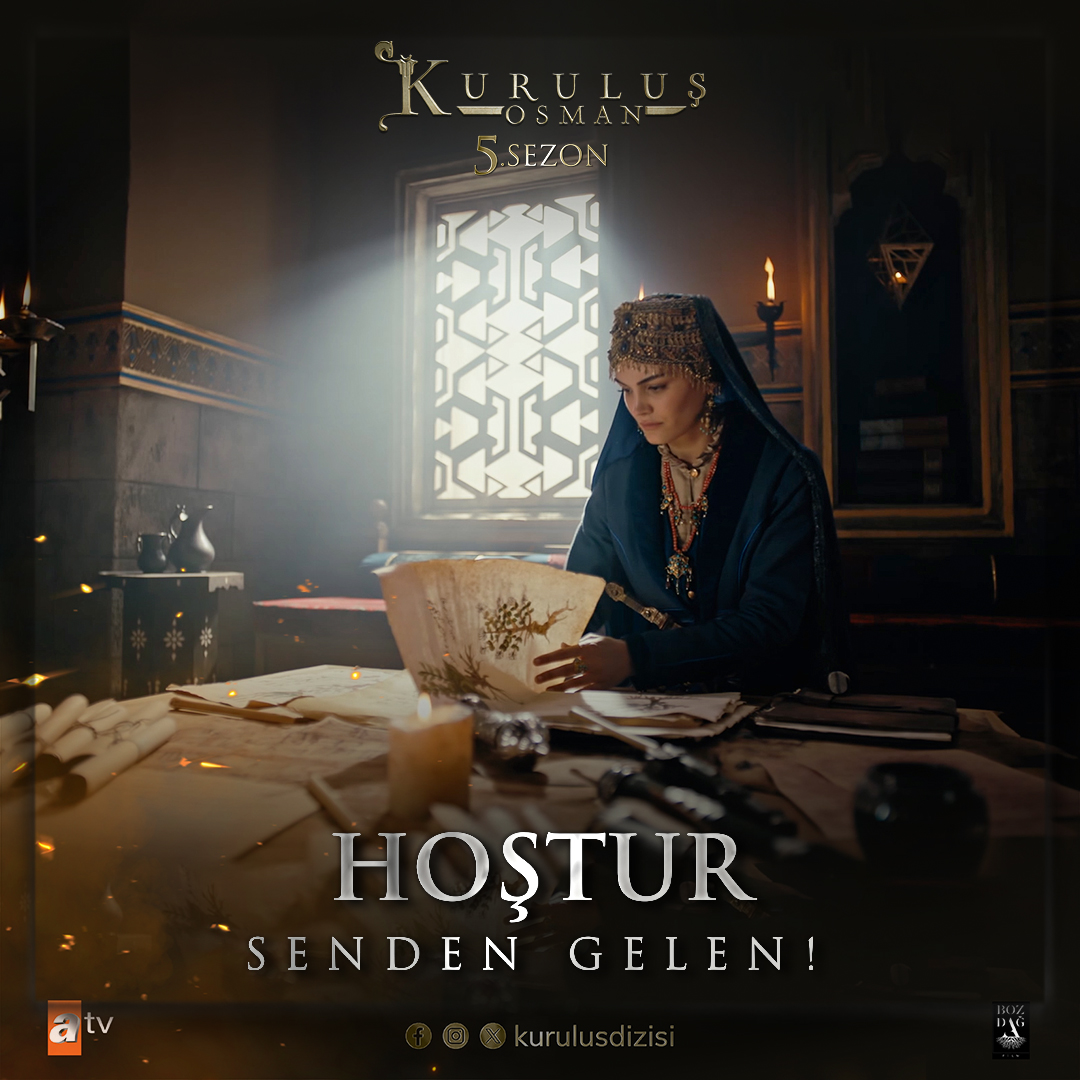 "Hoştur bana senden gelen!" #KuruluşOsman heyecan dolu yeni bölümüyle #atv’de devam ediyor! Bozdağ Film atv