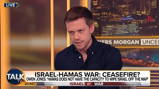 Piers Morgan asks Owen Jones the same questions he asked Jeremy Corbyn - does he believe Hamas is a terrorist group and should they remain in power? @OwenJones84 | Piers Morgan | Talk | #PMU