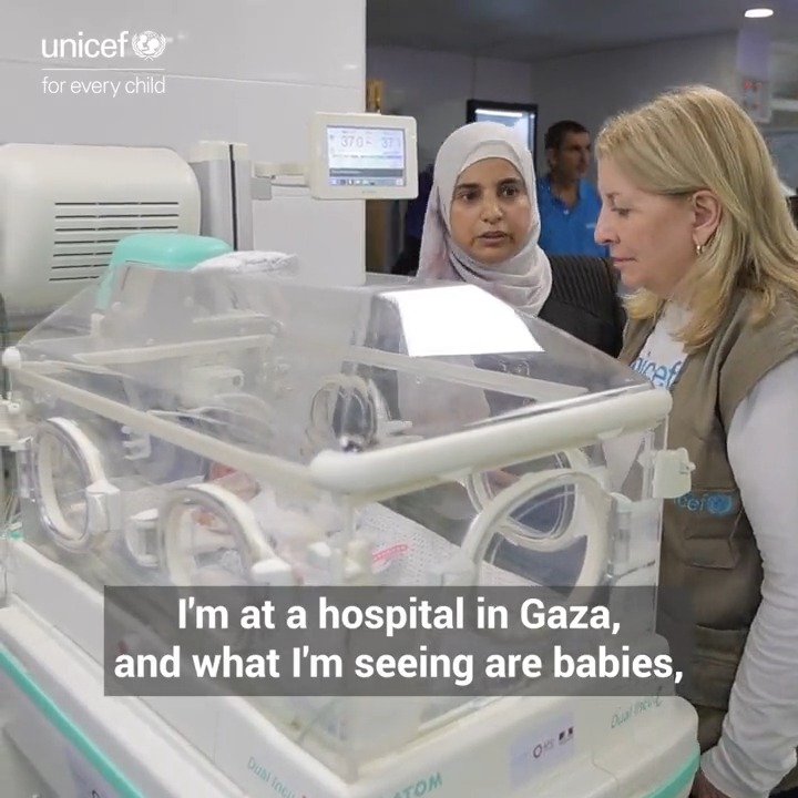 Without fuel, hospitals and desalination plants in Gaza can't operate, and supplies won't be delivered. Catherine Russell is calling for an immediate humanitarian ceasefire, unrestricted humanitarian access, and the safe release of all abducted and detained children.