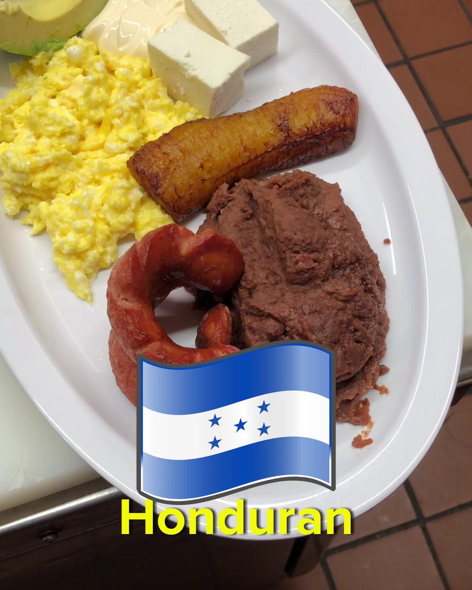 Honduran Breakfast is Next Level