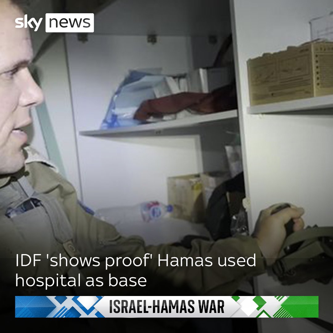 IDF 'shows proof' Hamas used al-Shifa hospital as base - but is the footage accurate? Read more: