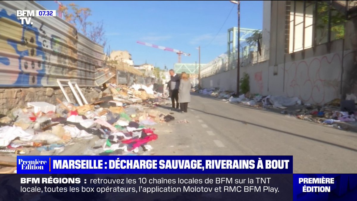 Marseille: le ras-le-bol des habitants face aux décharges sauvages