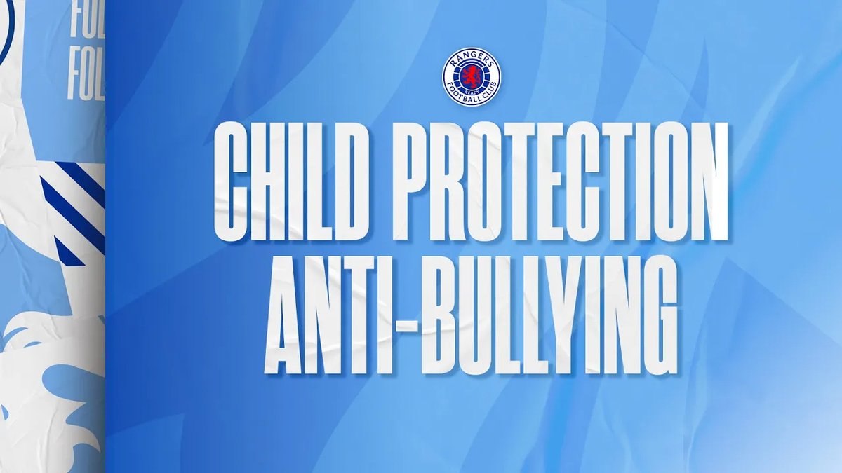 💙 A message on anti-bullying from the Rangers Academy. #AntiBullyingWeek