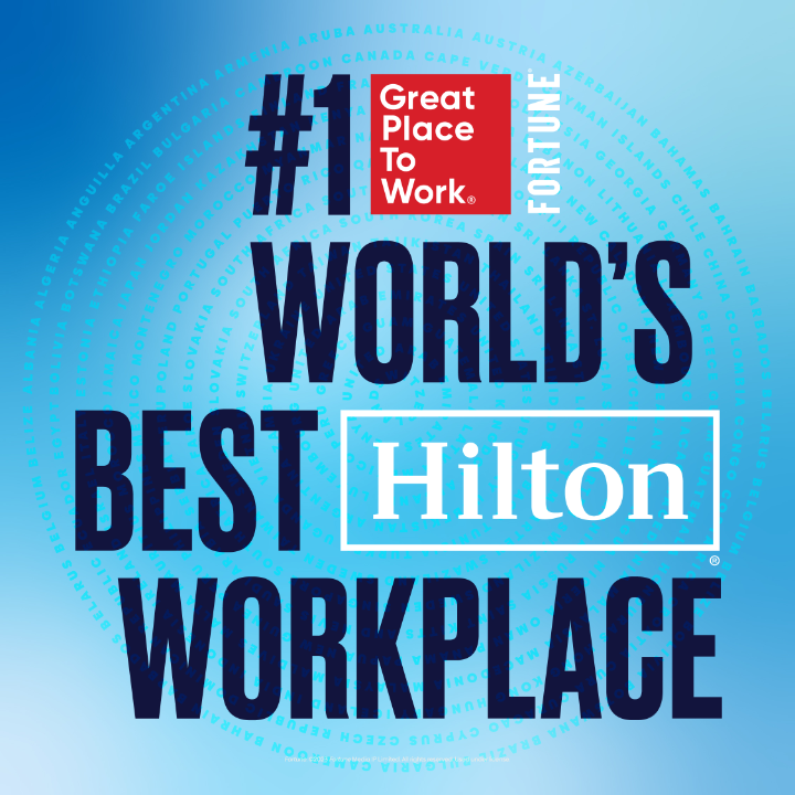 .Great Place To Work Official and FORTUNE have named Hilton #1 on their World's Best Workplaces list! Learn more about this monumental recognition and more about Hilton: #HiltonForTheStay #WorldsBestWorkplaces