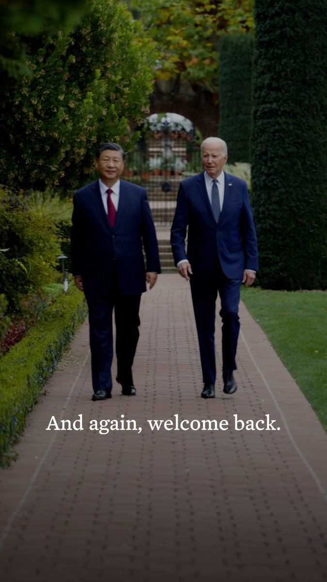 Mr. President, we have known each other for a long time. We have not always agreed. But our meetings are always candid, straightforward, and useful. Yesterday was no different. Our nations may be in competition, but that doesn't mean we can't compete responsibly.