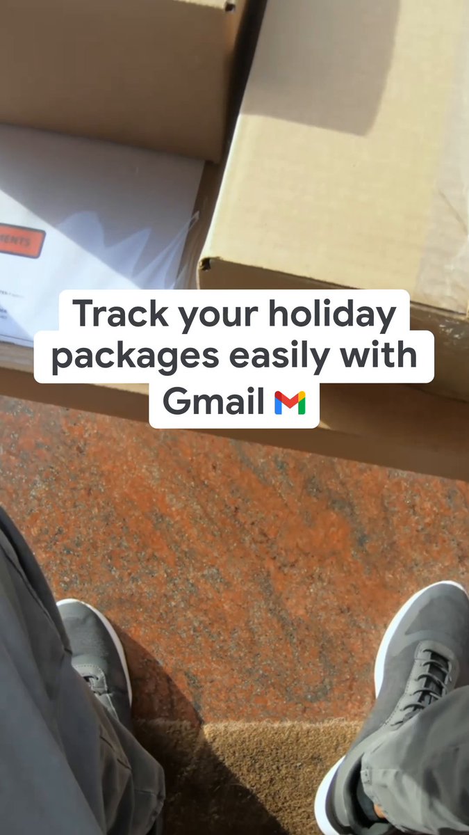 Make that list, check it twice. Then track your holiday packages with ease in #Gmail 🎁 Opt-in to get package tracking 👉