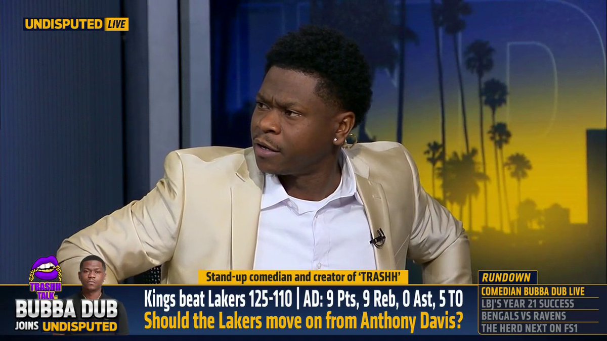 “TRASHH, Anthony Davis had Sabonis looking like Jokić last night.” Bubba Dub calls out AD after a subpar performance vs. Kings