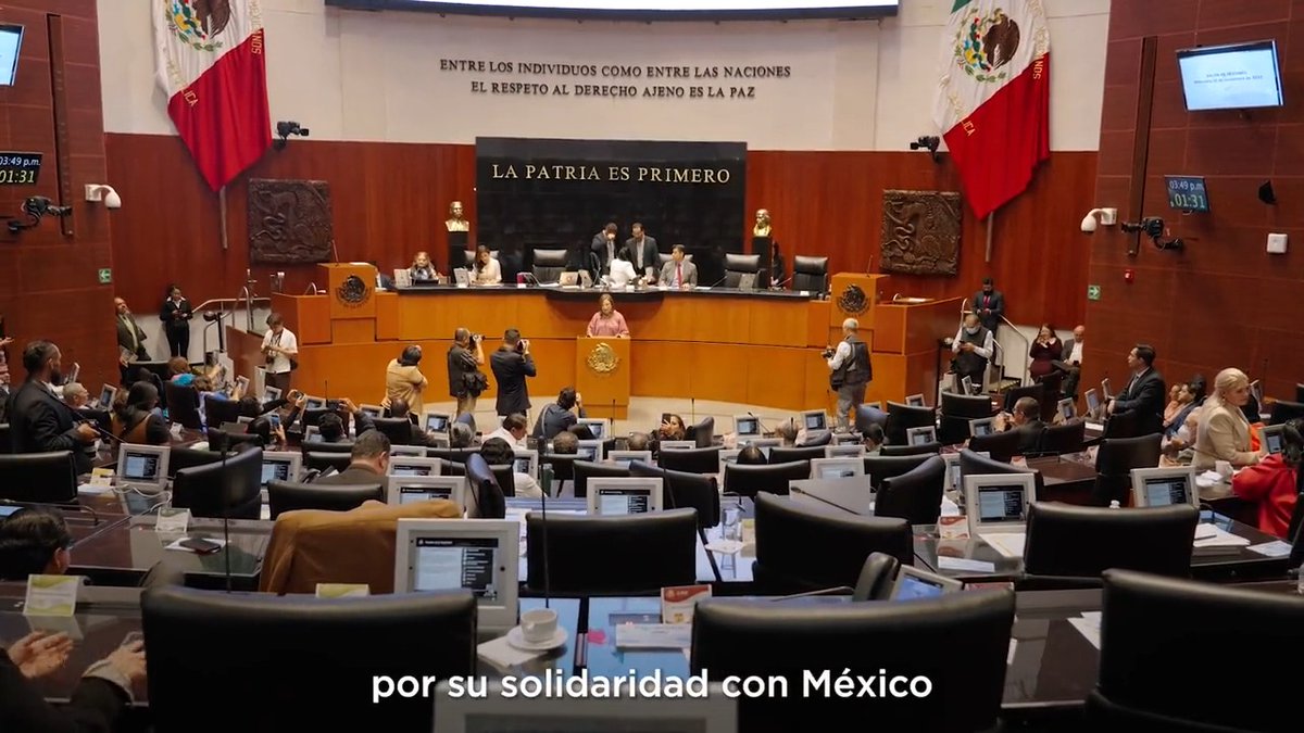 Misión cumplida en el Senado de México. ¡Vámonos a lo que sigue #ConTodoElCorazón!
