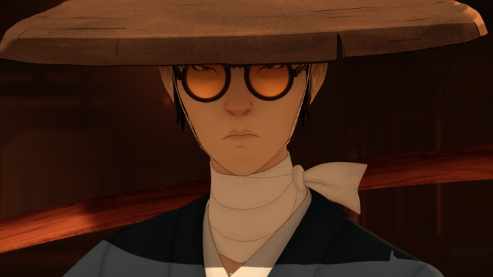 in this moment i knew i would be watching all eps of Blue Eye Samurai in one sitting