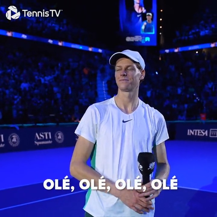 Jannik Sinner mania ❤️ #NittoATPFinals Jannik Sinner