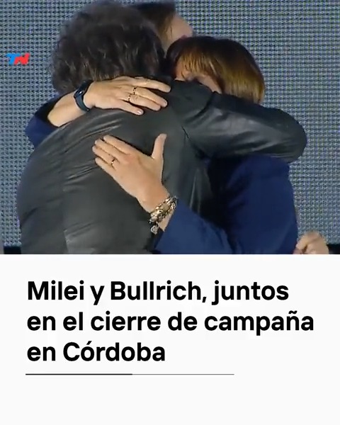 “Con patriotismo te acompañamos, Javier”: Bullrich se sumó al cierre de campaña de Milei en Córdoba