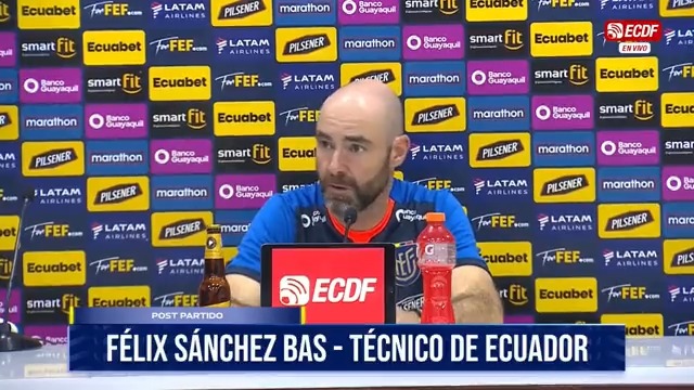 ¡NO ES FÁCIL JUGAR EN VENEZUELA! 🧐 🎙️ Félix Sánchez Bas, DT de #Ecuador 🇪🇨: "Nos llevamos un punto que lo valoramos mucho" #LaTrixECDF
