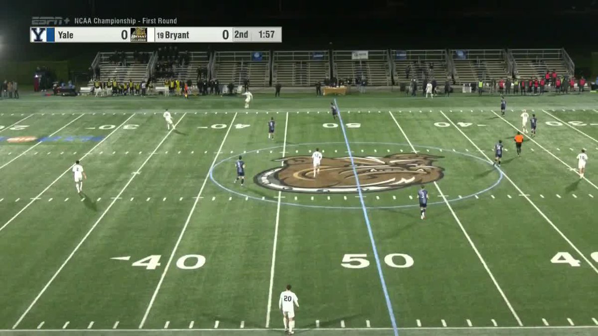 ROGERS FROM MIDFIELD WITH LESS THAN TWO MINUTES LEFT‼️ 😱😱😱😱 #NCAASoccer x Yale Men's Soccer