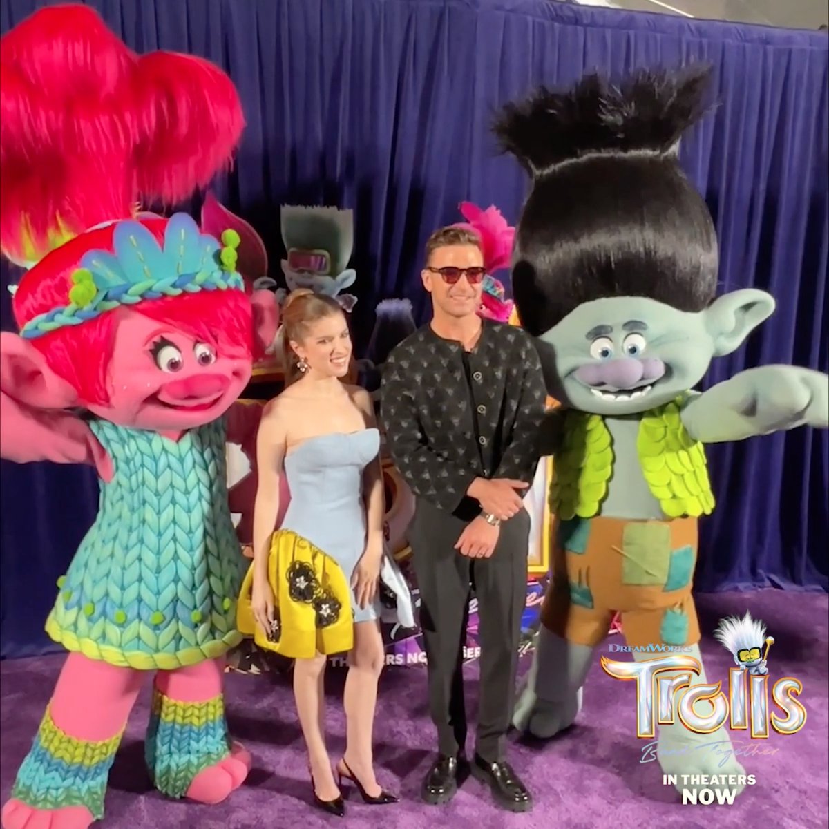 Ever seen a lineup this STACKED?! 🔥 Don’t miss out on experiencing #TrollsBandTogether in theaters now! Get tickets: