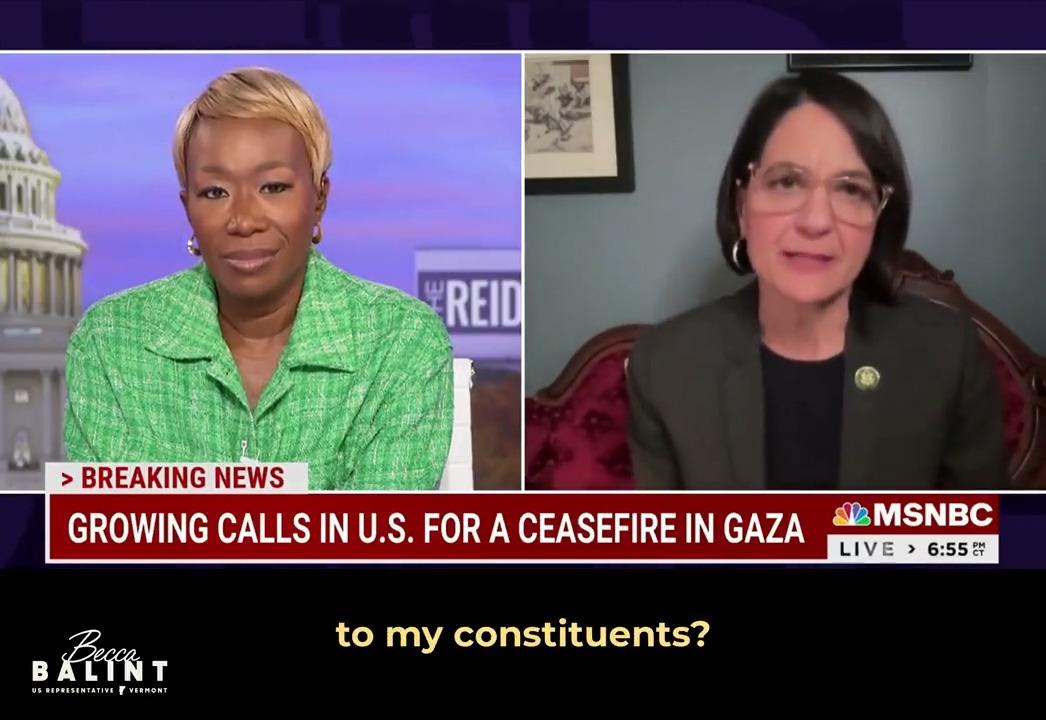 We are all deeply distraught by what's happening in Gaza. And so many of us have the same goals: immediate end to the violence, hostages freed, Hamas out of power, Palestinian self-governance, and Israeli security. We must focus on where we agree to work towards a ceasefire.