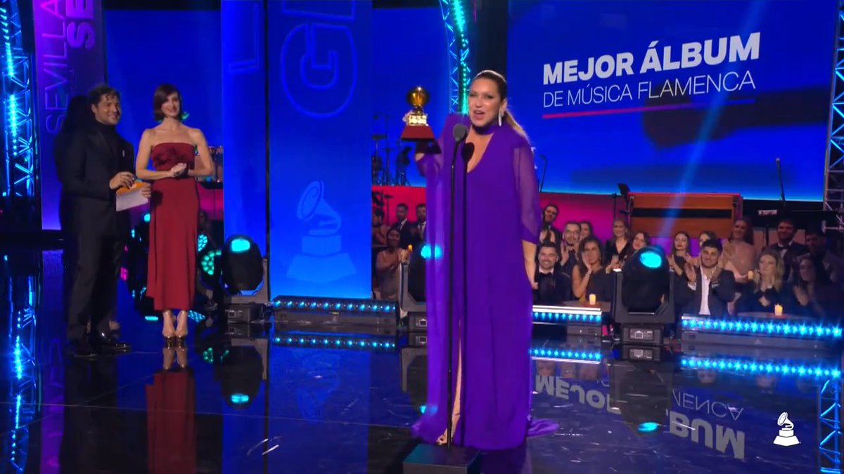 ¡Felicidades! Niña Pastori Oficial Mejor Álbum de Música Flamenca 🎶👏👏👏 #LatinGRAMMY
