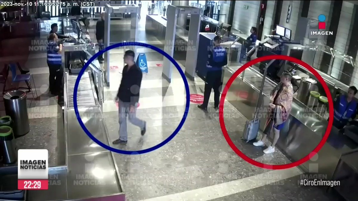 Serios, distantes, apenas cruzaron palabra, así fueron las últimas horas del magistrade Jesús Ociel y Dorian Daniel. #ImagenNoticias obtuvo videos del Aeropuerto y de la llegada a su domicilio en #Aguascalientes, con los que la autoridad concluyó que no hubo ningún tercero.