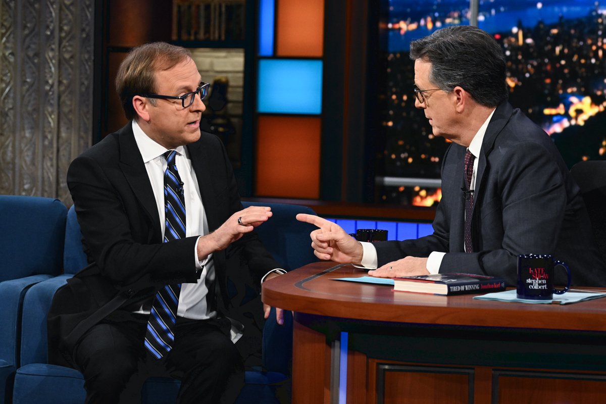 In his new book, “Tired of Winning: Donald Trump and the End of the Grand Old Party,” Jonathan Karl decodes how Donald Trump stays relevant amidst his political turmoil. #Colbert