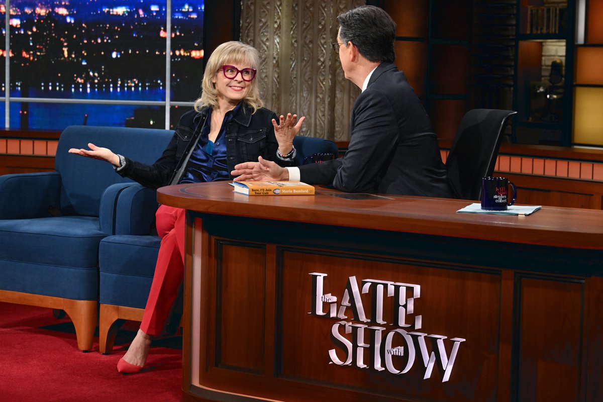 Hot take? Families are cults! Author and comedian Maria Bamford makes the case in her memoir, “Sure, I'll Join Your Cult: A Memoir of Mental Illness and the Quest to Belong Anywhere.” #Colbert