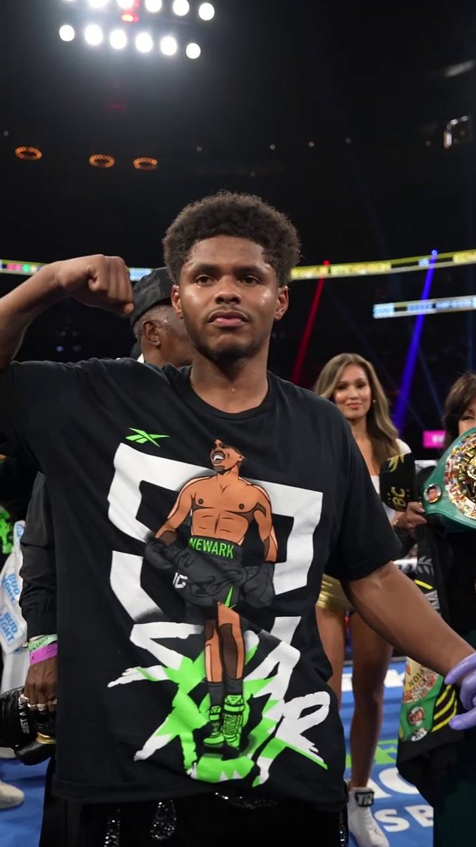 Shakur Stevenson is the new WBC lightweight champion 🏆 #ShakurDeLosSantos