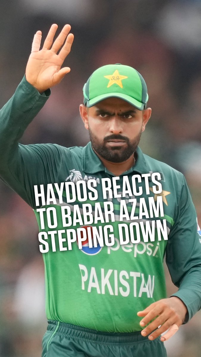 "They've potentially shot the gun a little bit early in terms of his leadership capabilities" @haydostweets discusses Babar Azam stepping down as Pakistan's captain 🗣 #CWC23