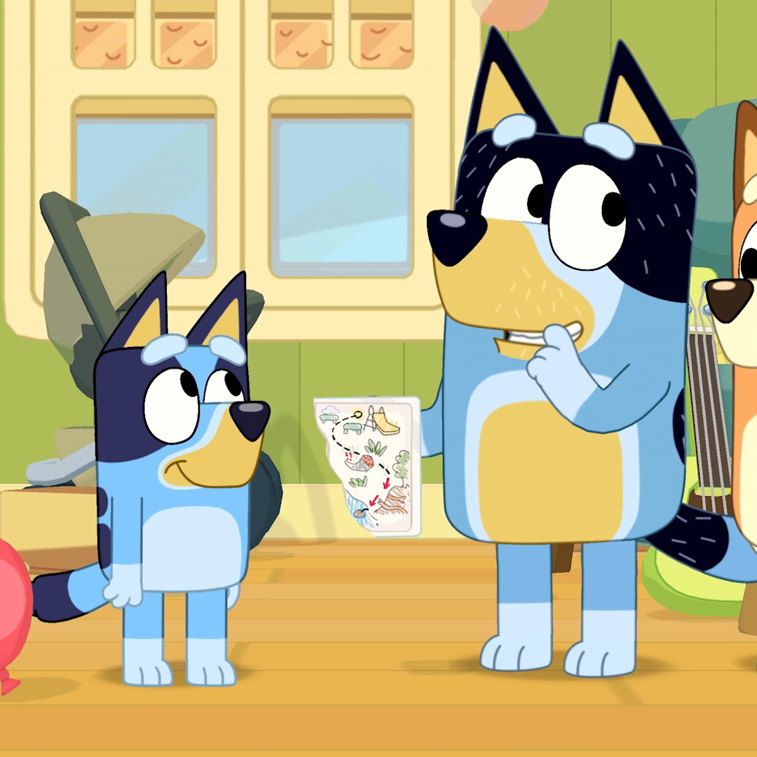 For real life! Bluey: The Videogame is out today. We're excited for you to explore with the Heeler Family 💙🎮🧡 #BlueyTheVideogame #Bluey