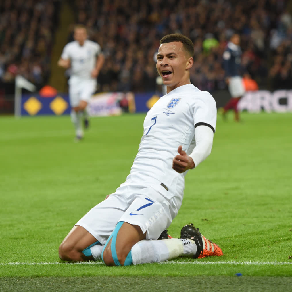 #OnThisDay in 2015: a superb first #ThreeLions goal for Dele 👏