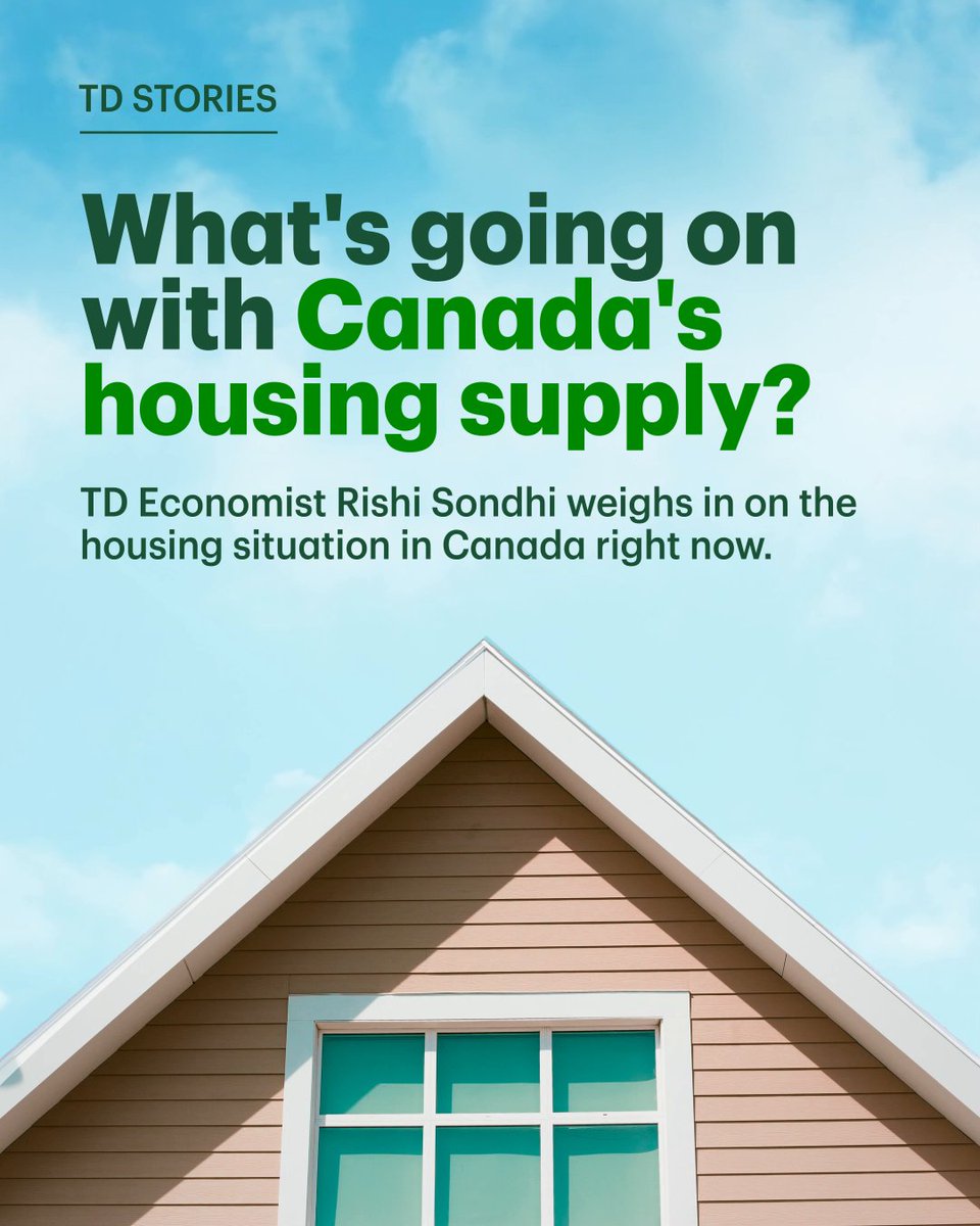 If you've been reading headlines lamenting the housing supply in Canada and are wondering what's going on, you're not alone. To help explain the situation, the TD Stories team sat down with TD Economist Rishi Sondhi to talk about his latest TD Economics report.