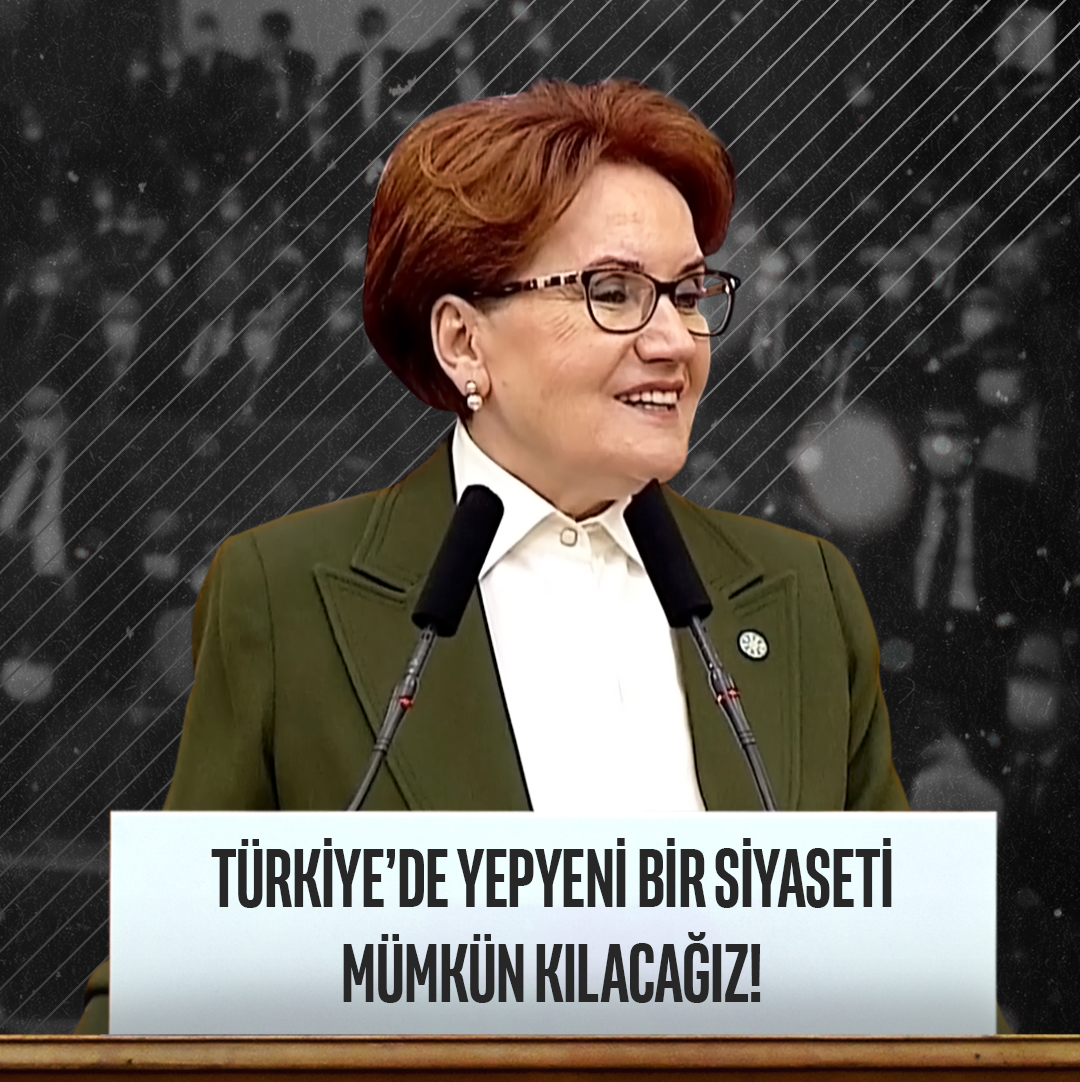 Biliyorum ki İYİ Parti olarak çizdiğimiz rotadan rahatsız olmayan yok... Ama partimizin üzerinde tasarlanan tüm oyunları bozacağımızı da çok iyi biliyorum! Linçle, mobbingle, namertlikle bizi yolumuzdan döndürmek isteyenlere geçit vermeyeceğimizi de çok iyi biliyorum!