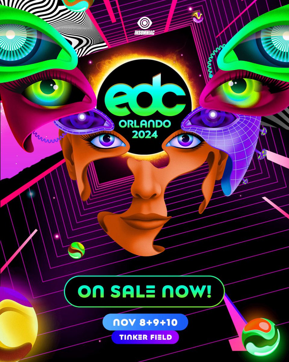 #EDCOrlando 2024 Future Owl Passes are ON SALE NOW!🦉 Join us Under the Florida Sunshine Nov. 8+9+10, 2024! → 🌞✨