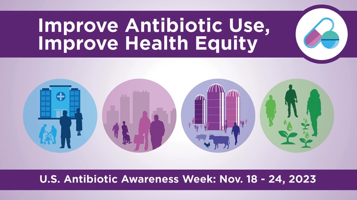 Stopping infections helps reduce #antibiotic use & fights #AntimicrobialResistance. U.S. Antibiotic Awareness Week starts tomorrow. Show support by wearing purple any time Nov. 18-24. Follow these tips to stay healthy & keep others healthy: #USAAW23