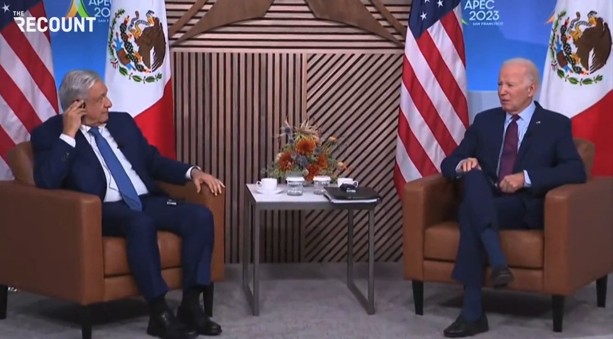 ABD Başkanı Biden, Meksika Devlet Başkanı Obrador ile görüşmesinde ilginç bir yorum yaptı "Dün akşam yemek yedik. Size söyledim, eşimin yanına oturdunuz. O kadar büyüleyiciydiniz ki, benden daha çok sizden hoşlanacak diye endişelendim.