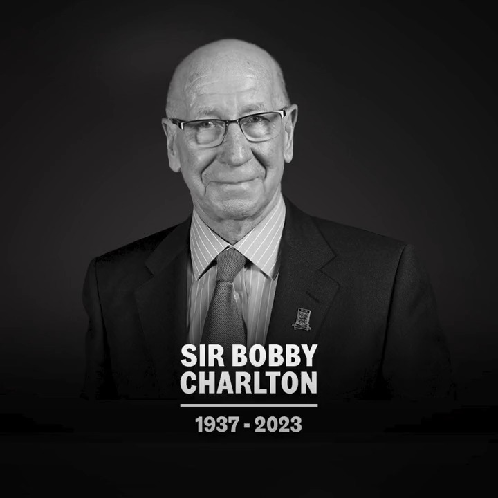 Words will never be enough. Celebrating the life of Sir Bobby Charlton, a legend of our game ❤️