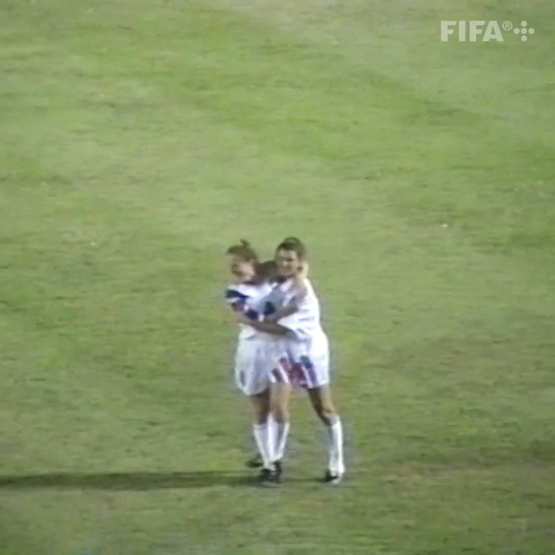 19-year-old Mia Hamm... 😮‍💨 U.S. Women's National Soccer Team | #FIFAWWC
