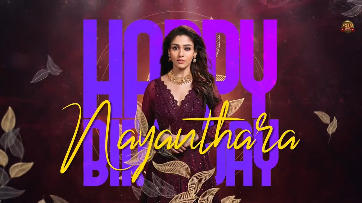 Wishing the wholesome performer #Nayanthara a very happy birthday! #HBDNayanthara #HappyBirthdayNayanthara