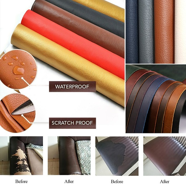 🔥Can be cut into any shape to helps repair scratches, cracks and tears on chairs, car seats, sofas! Wear resistant, waterproof and durable, non-residual Adhesive, do not drop, paste on a few seconds and never leaves scratches. 🛒𝗚𝗲𝘁 𝘆𝗼𝘂𝗿𝘀:
