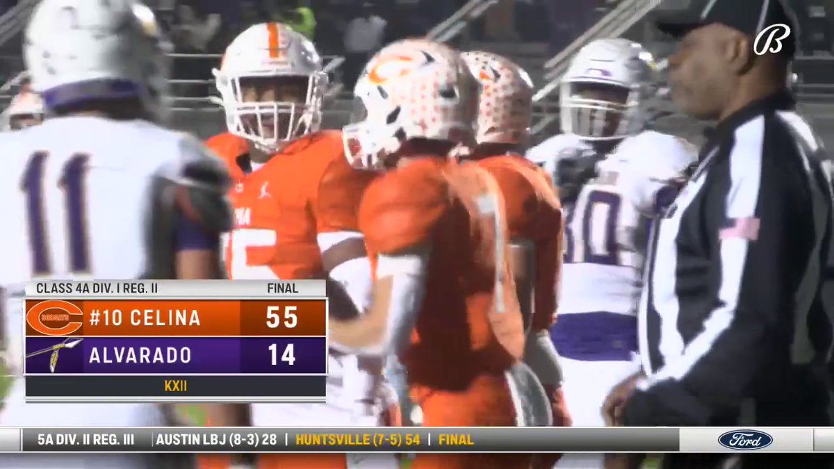 No. 10 Celina tops Alvarado Indian Football! Texas UIL | #TXHSFB