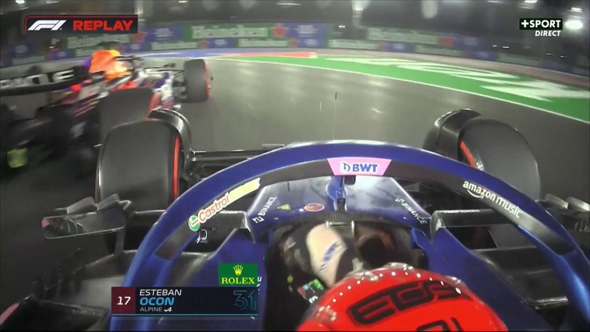 📻 "What a stupid idiot !" Mésentente en fin de Q1 entre Ocon et Verstappen... 👀 #LasVegasGP #F1